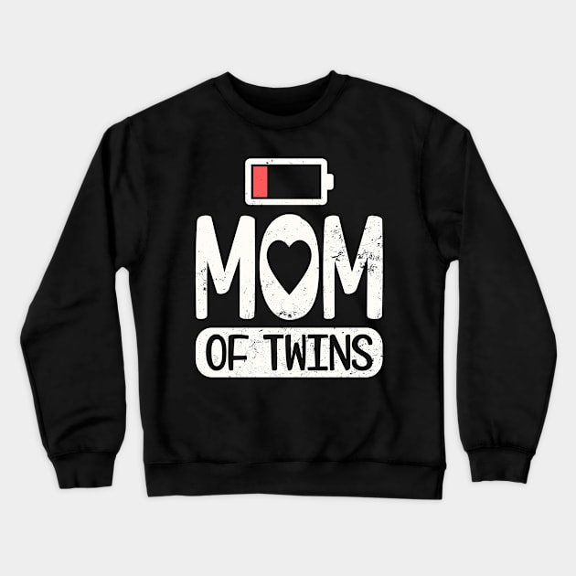 Twin Mama Shirt | Mom Of Twins Gift Crewneck Sweatshirt by Gawkclothing